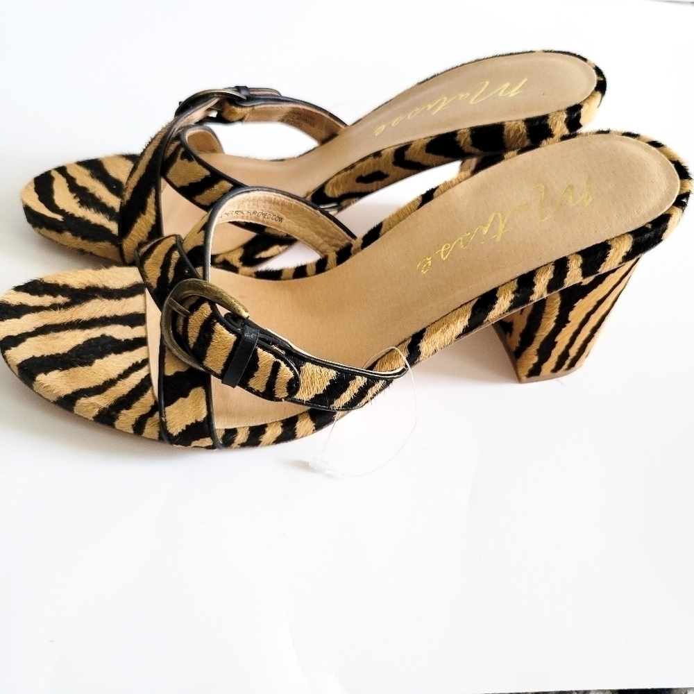 Matisse so long zebra sandals Size 9.5M Mob Wife Summer Shoes - Picture 8 of 10
